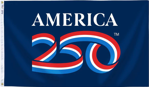 America 250 Nylon Flag Blue