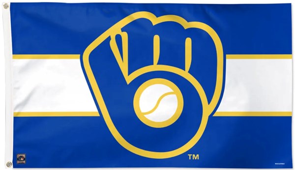 Milwaukee Brewers Light 3x5ft Flag