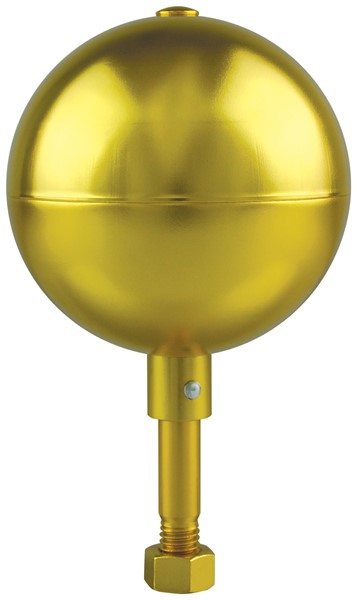 3in aluminum gold ball