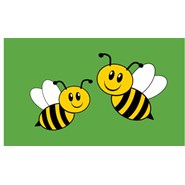 Bumble Bee Duo 3x5ft Nylon Flag